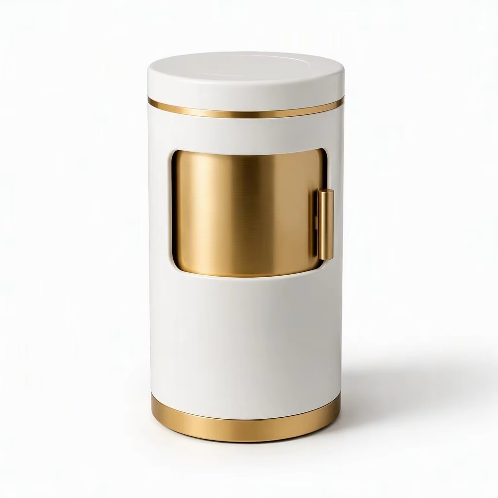 Flagship Pearl White & Gold Shabbat Lamp — Shabbat lighting by Kosherlume